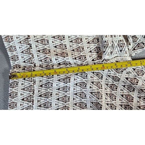 Ann Taylor LOFT Womens 00 Metallic Bronze Geometric Boho The Riviera Shorts - Picture 9 of 12